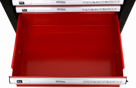 Dulap scule, Kraft&Dele KD361, pe roti, 6 sertare, 263 piese [14]