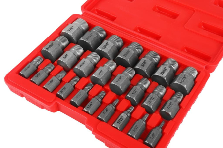 Extractoare de șuruburi pentru șuruburi rupte 25 bucăți KD10077 [3]