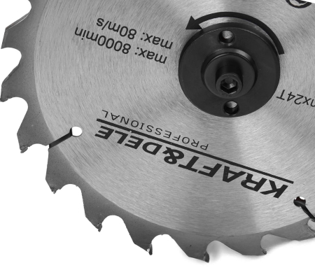 Ferăstrău circular portabil de 2850 W + laser KD1719 [11]