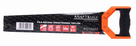 Unelte de tăiere - Fierastrau manual, Kraft&Dele, cu doua fete pentru lemn, 400 mm KD10055