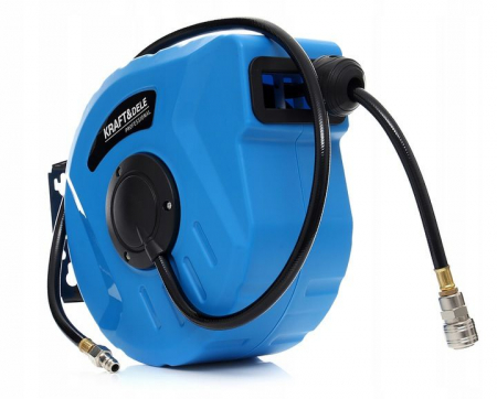 Furtun aer compresor 30m cu bobina rola automata tambur (KD1462) [5]