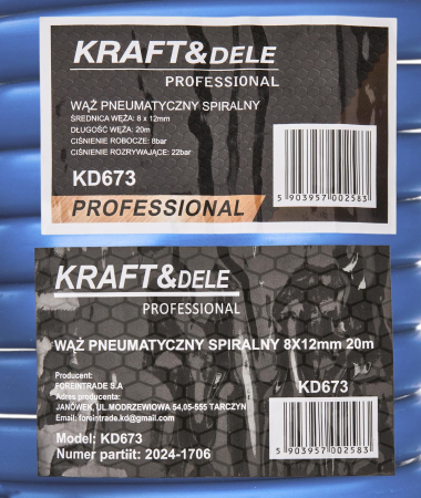 Furtun pneumatic 5x12mm 20m KD673 [7]