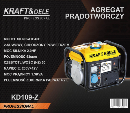 Generator 1200W 12/230V KD109Z [21]