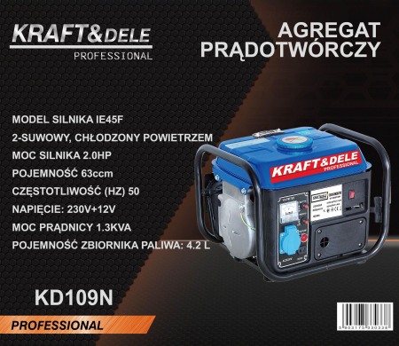 Generator de curent KD109N de 1200W 12/230V [22]