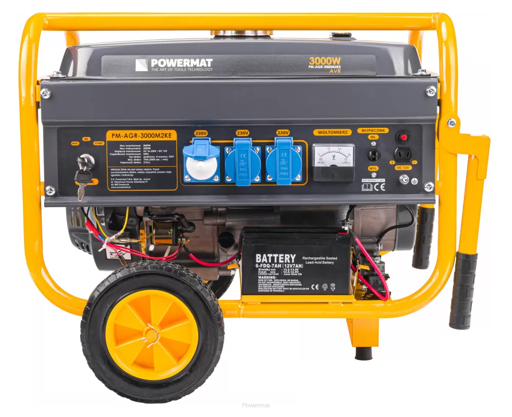 Generatoare de curent - Generator de curent PM-AGR-3000M2KE de 3000 W