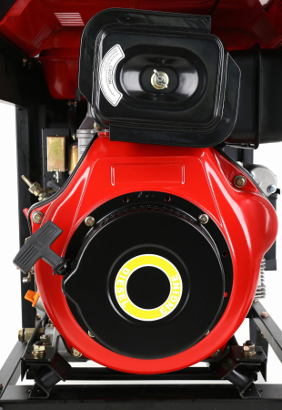 Generator diesel 6500W 12/230V KD122, Pornire electrică cu cheie si pornire manuală [12]