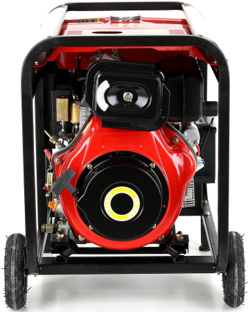 Generator diesel 6500W 12/230V KD122, Pornire electrică cu cheie si pornire manuală [3]