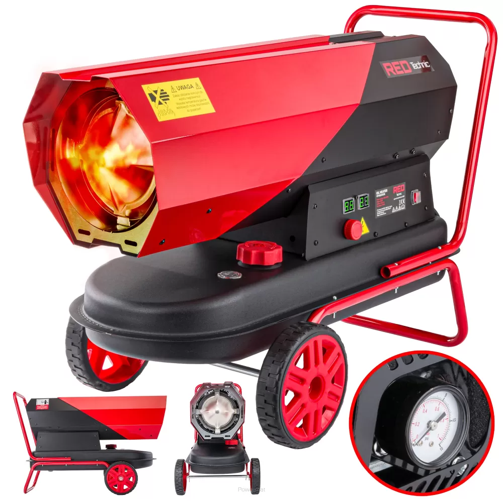 Incalzitoare Diesel si suflante - Încălzitor de ulei 40KW 230V termostat LCD RTNGO0126