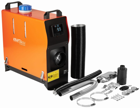 INCALZITOR PORTABIL , 9 kW 12 V/220 V, Telecomandă KD11782 + Adaptor Pentru Sirocou Diesel A047 AC 100V-220V la DC 12V [5]