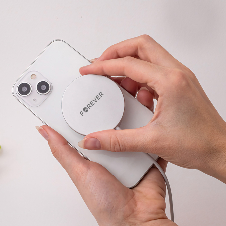 Încărcător wireless magnetic Forever MAWC-100 gri 15W [7]