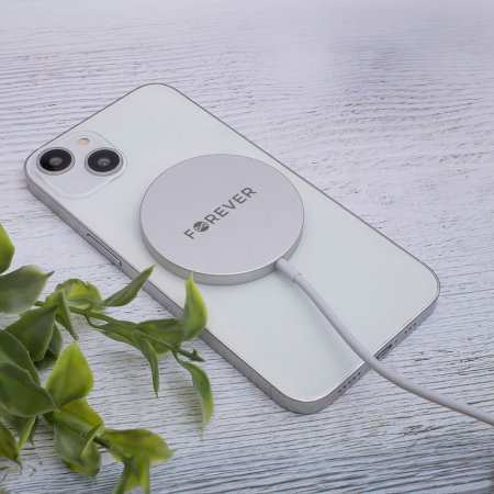 Încărcător wireless magnetic Forever MAWC-100 gri 15W [4]