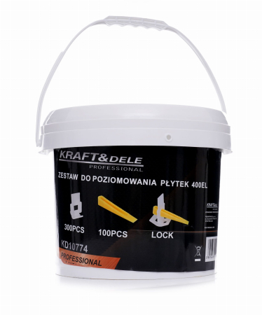 Diverse accesorii - Kit de nivelare a plăcilor 400 buc KD10774