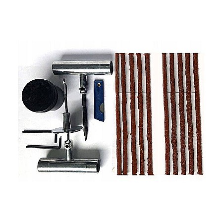 Kit de reparatie pana anvelope cauciuc cu snur, 26 piese [4]