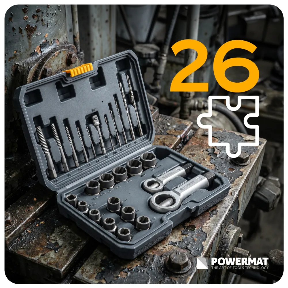 Kit extractoare pentru indepartarea suruburilor PM-ZPWN-26T [7]