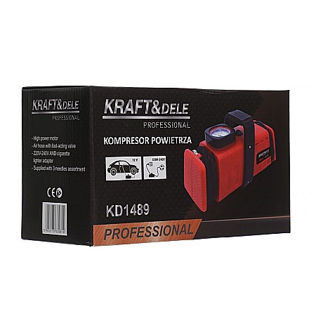 Compresor auto cu manometru, DC 12V / 220-240V, 7 bari [1]