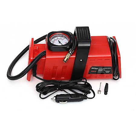 Echipamente de atelier - Compresor auto cu manometru, DC 12V / 220-240V, 7 bari