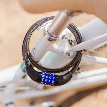 Lacăt cu cablu pentru bicicletă cu cifre KYL-110 Forever Outdoor [1]