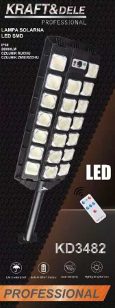 Lampa solara cu led si telecomanda, Kraft&Dele, KD3482 [12]