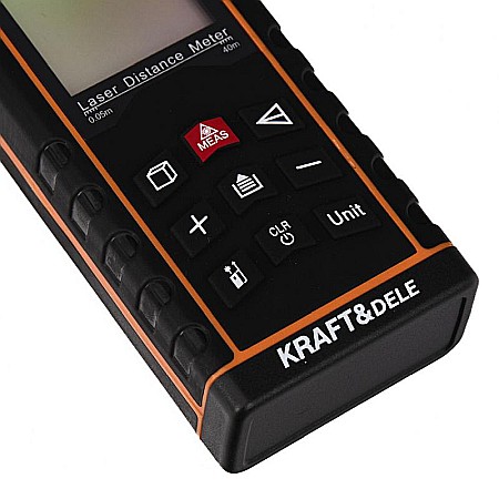 Telemetru digital, Kraft&Dele, cu laser, 0,05 - 40 m, ±1,5 mm [5]