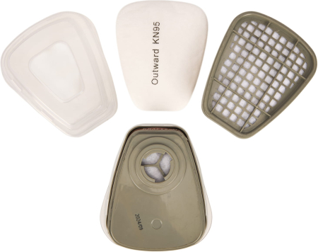 Masca de vopsitorie + filtru, Kraft&Dele, KD10030 [5]