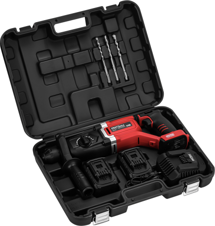 Mașină de găurit cu percuție fără fir 21V 4.5J FĂRĂ PERII 2 x 4Ah KD3195 [1]