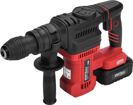 Mașină de găurit cu percuție fără fir 21V 7.5J FĂRĂ PERII 2 x 4Ah KD3193 [4]