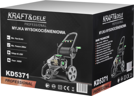 MAȘINĂ DE SPĂLAT CU PRESIUNE  3400W 280BAR KD5371 [11]