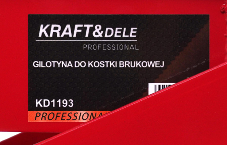 Mașină de tăiat pavaje din cărămidă KD1193 [23]