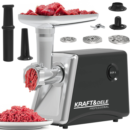 OFERTE SPECIALE - Mașină de tocat carne + accesorii 2000W KD4143