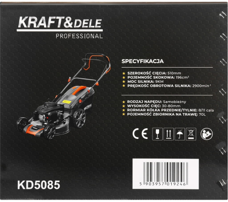 MAȘINĂ DE TUNS IARBA PE BENZINĂ 9CP 510mm KD5085 [21]