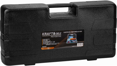 Mașină electrică de filetat țevi KraftDele KD587, 2400W, portabilă, 230V, cu capete 1/2" - 1-1/4" [11]