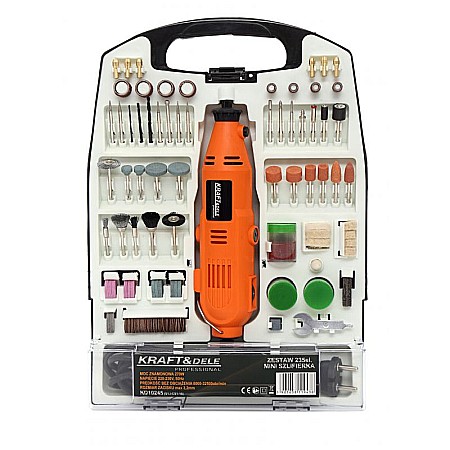 Prelucrare lemn si metal - Mini polizor 270W,235 bucati  KD10245