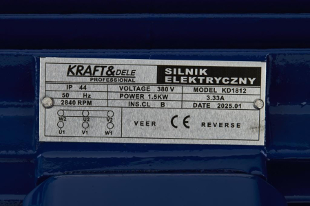 Motor electric trifazat 1.5KW 380V KD1812 [4]