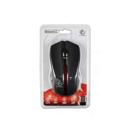 Mouse wireless Rebeltec Galaxy negru/roșu [1]