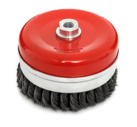 Diverse accesorii - Perie frontala impletita + banda, M14 75mm, KD10977, Kraft&Dele