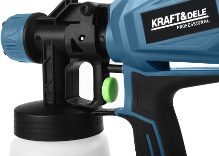 Pistol aparat masina vopsit pe baterie 21V stropit vas rezervor 800ml (KD5481) [6]