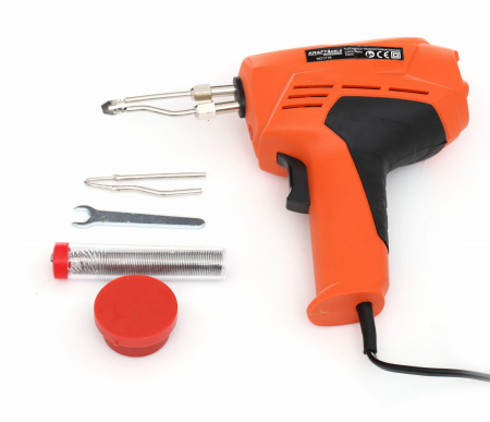 Echipamente de sudura - Pistol de lipit cu geanta de transport 200W LED KD1718 Kraftdele