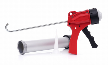 Pistol pentru silicon, Kraft&Dele, 400 ml, aluminiu, KD10721 [3]