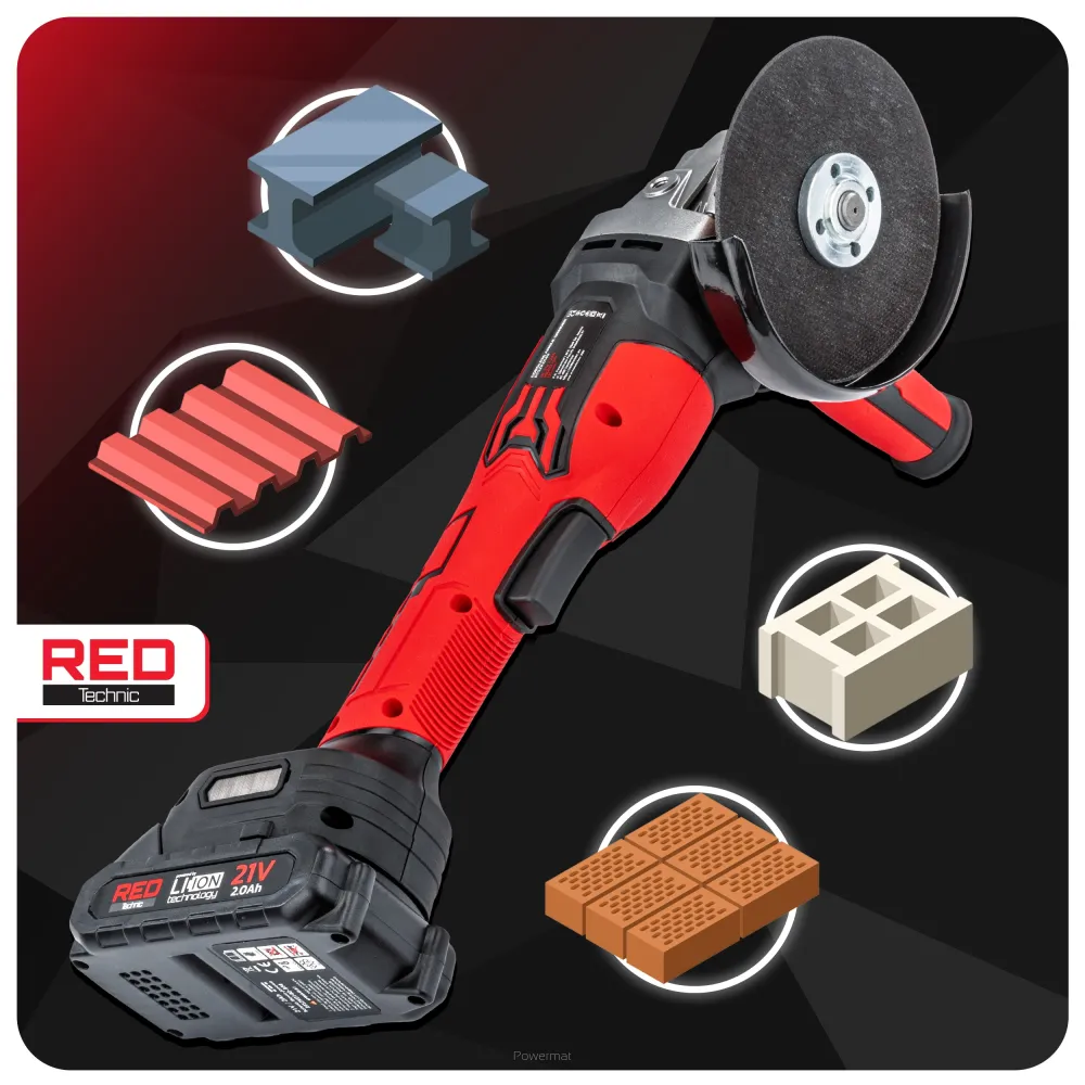 POLIZOR UNGHIULAR FĂRĂ PERII CU ACUMULATOR DIAX 2 X ACU 10 DISCURI RTSZK0140 [6]