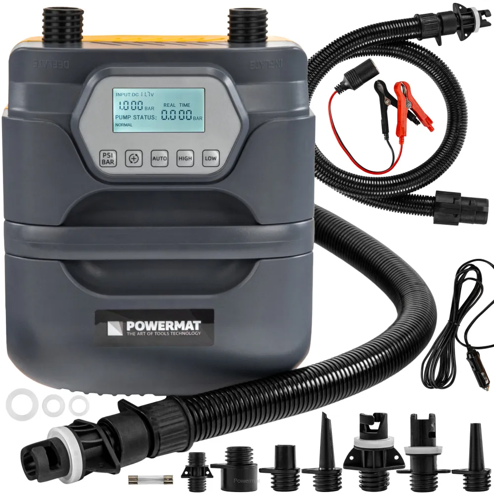 Compresoare - Pompa auto electrica PM-PE-150T, 12 V, Powermat PM1520