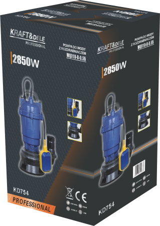 Pompă fosă septică cu rotor 2850w KD754 [18]