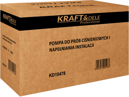 Pompa manuala de testare a presiunii, 50bar, 12l, 45ml   KD10478 [17]