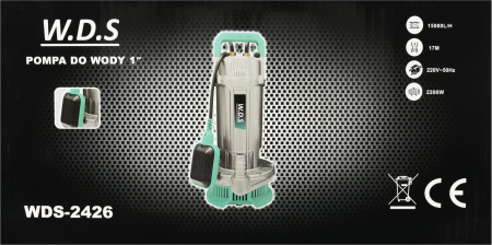 Pompa submersibila cu plutitor, 2200 W, 1", 15000 l / h, Kraft&Dele WDS2426 [12]