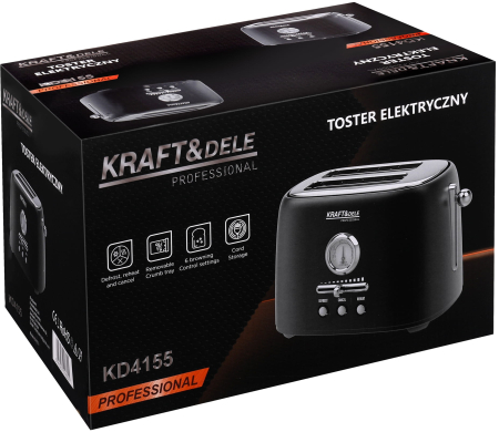 Prăjitor de pâine electric de 1000 W KD4155 [11]