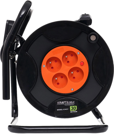 Prelungitor pe tambur de plastic 30m + LED KD4037 [5]