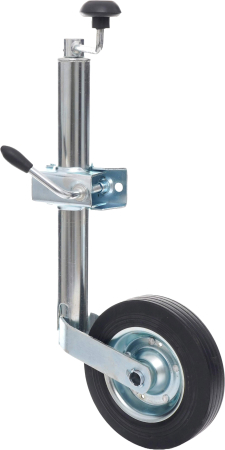 Accesorii remorci și trolii - Roata suport cu clema pentru remorca 150kg  KD469