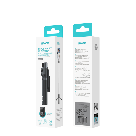 Selfie Stick telescopic cu bluetooth BO-ZP14 și telecomandă [1]