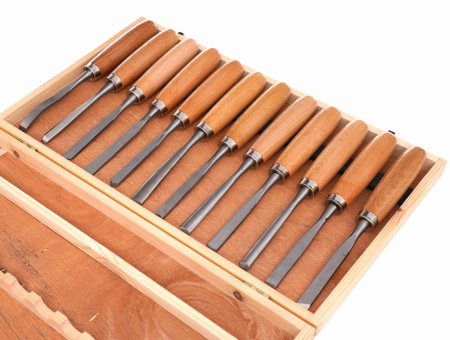 Set 12 dalti cu maner lemn (KD11775) [4]