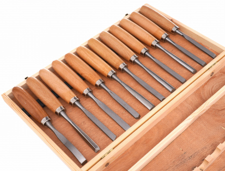 Set 12 dalti cu maner lemn (KD11775) [5]