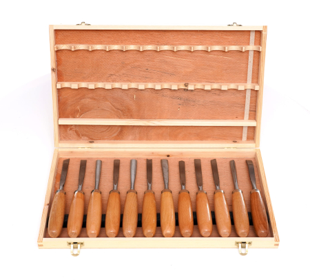 Set 12 dalti cu maner lemn (KD11775) [7]